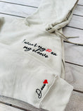 Load image into Gallery viewer, I Wear My Heart On My Sleeve Hoodie
