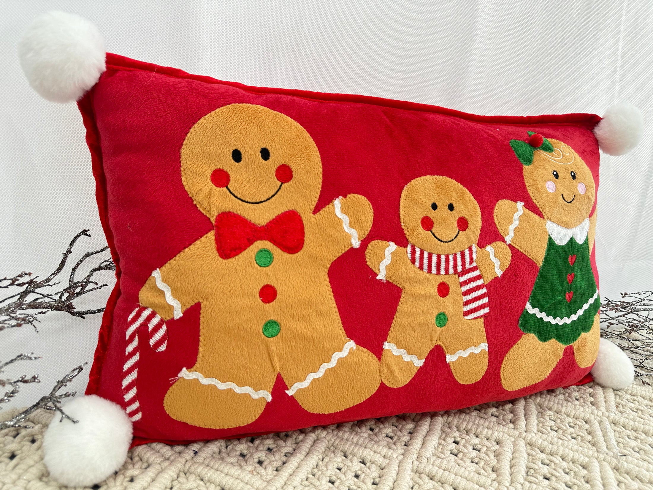The Luxury Gingerbread Christmas Cushion