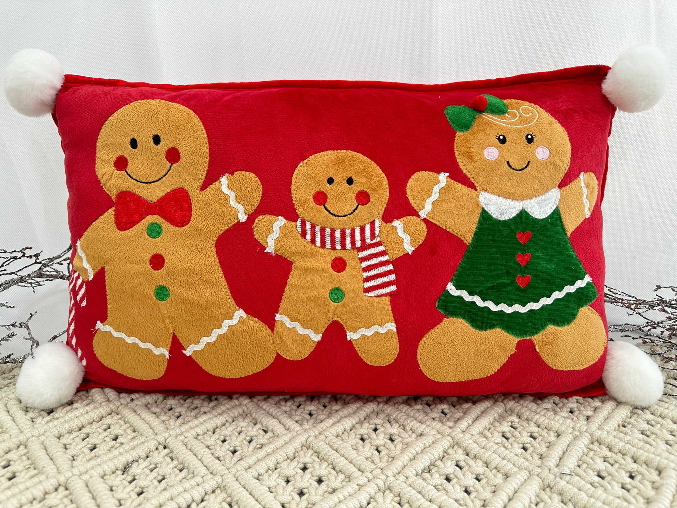 The Luxury Gingerbread Christmas Cushion