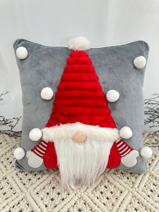 The Red Luxury Gonk Christmas Cushion