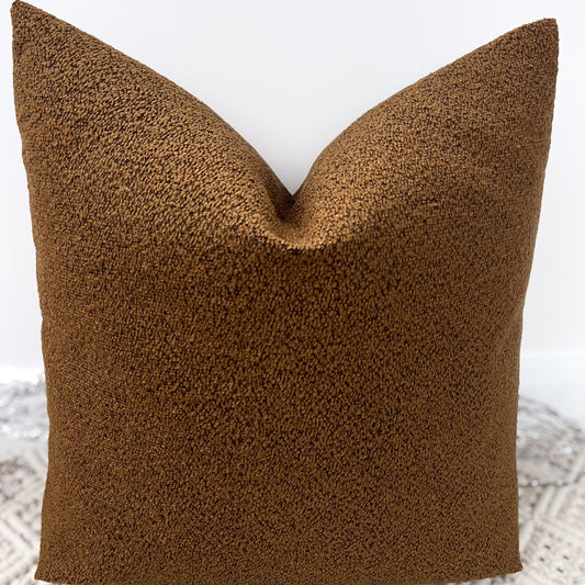 The Luxury Autumn Leaves Boucle Cushion