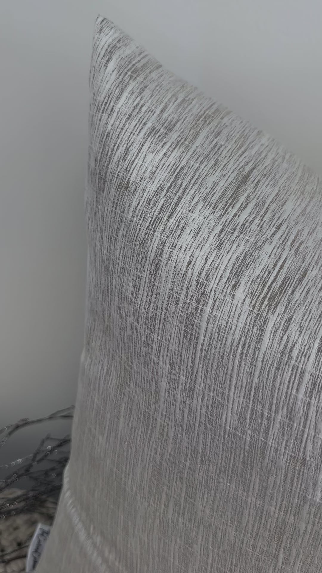 Grey luxury cushion