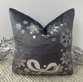 Load image into Gallery viewer, Luxury Silver Bow Snowflake Christmas Cushions
