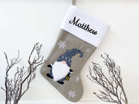 The Luxury Personalised Christmas Gonk Stocking