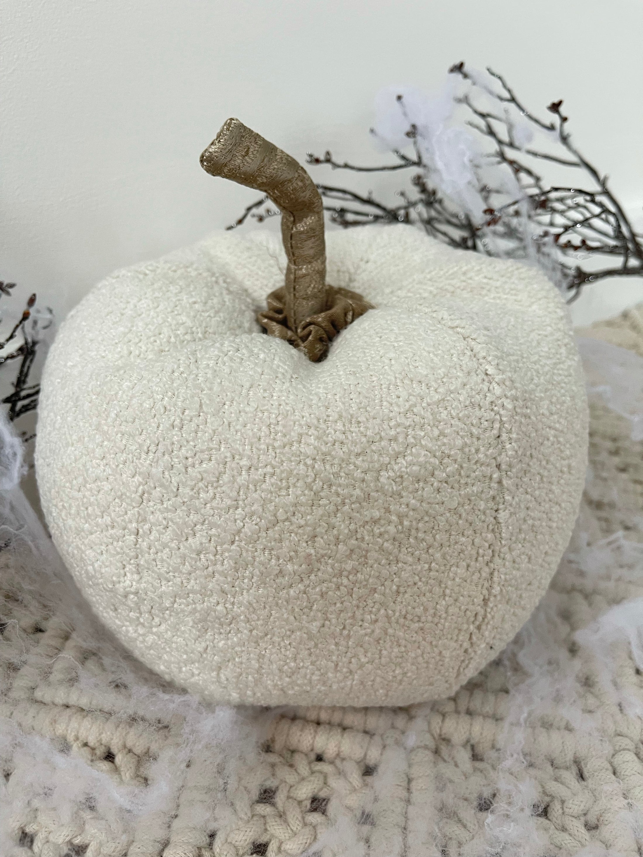 The Luxury Bouclé Halloween Pumpkin