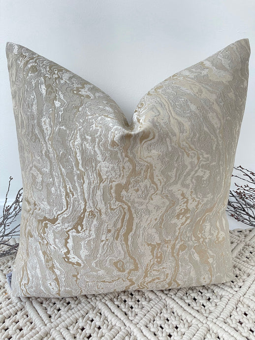 Champagne sale gold cushions