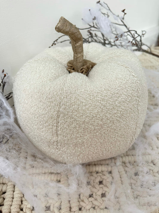 The Luxury Bouclé Halloween Pumpkin