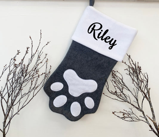 The Luxury Christmas Puppy Paw Black