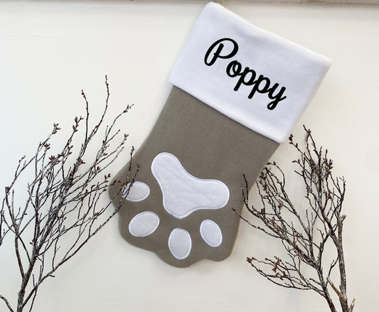 The Luxury Christmas Puppy Paw Beige